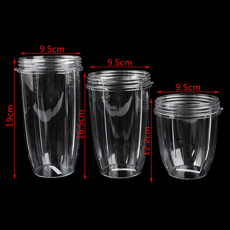 Clear PC Replacement Juicer Cup for Personal Juicer & Blender — 18/24/32 oz (532/710/946 ml)