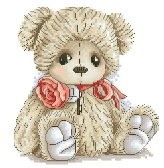 Counted Cross Stitch Kit – Christmas Needlework DIY Decoration