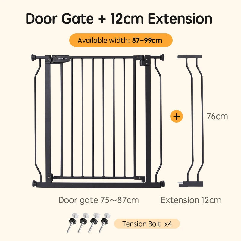 Adjustable Baby Playpen & Safety Gate for Stairs — Child and Pet Security Door