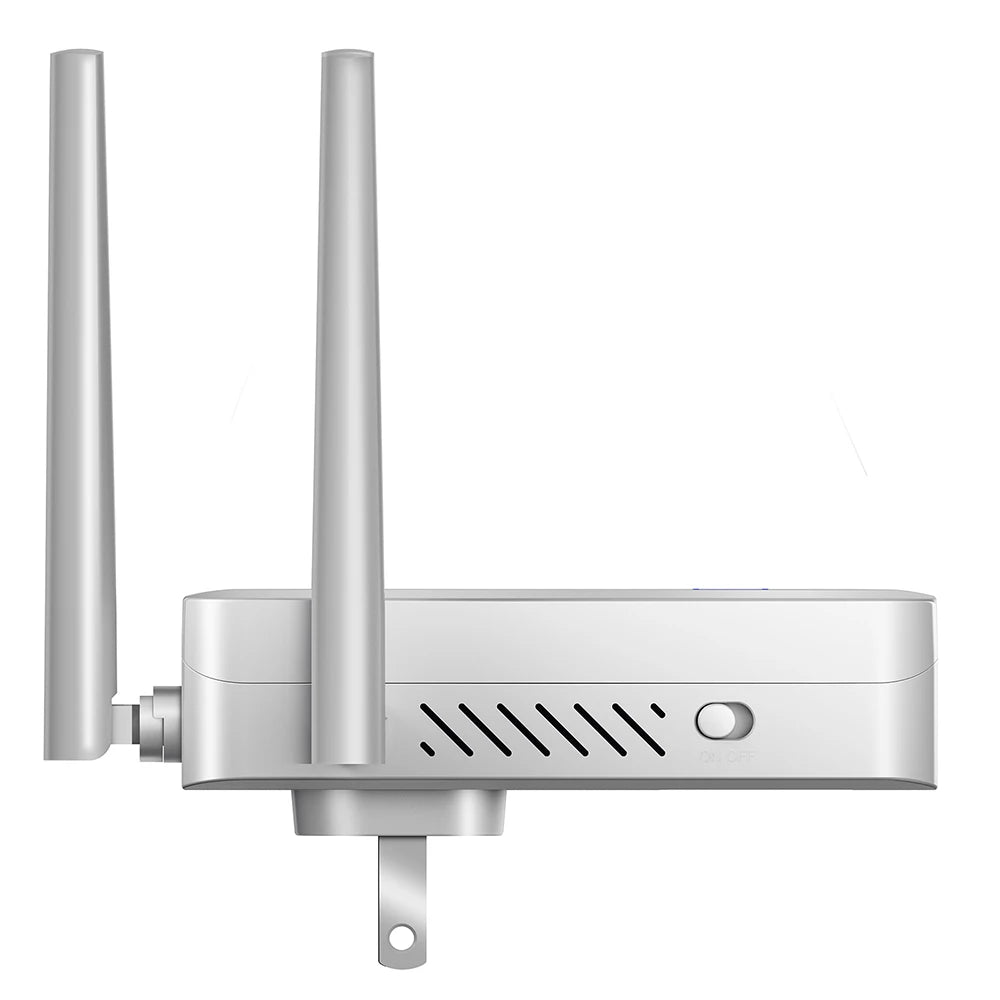 300Mbps 2.4GHz WiFi Range Extender – Omnidirectional Dual 2dBi Antenna Wall Plug Repeater, Universal WiFi Booster for Home & Office
