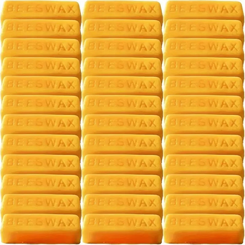 Natural Yellow Beeswax Sticks for Candle Making, Furniture Polishing & DIY Crafts - 5/10/15 Pack