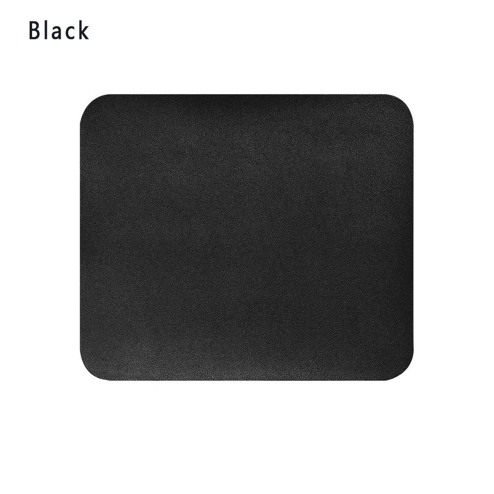 Universal Anti-Slip Leather Mouse Pad – 9.06 x 7.87 x 0.08 in (230 x 200 x 2 mm) Waterproof Desk Cushion for Gaming & Office