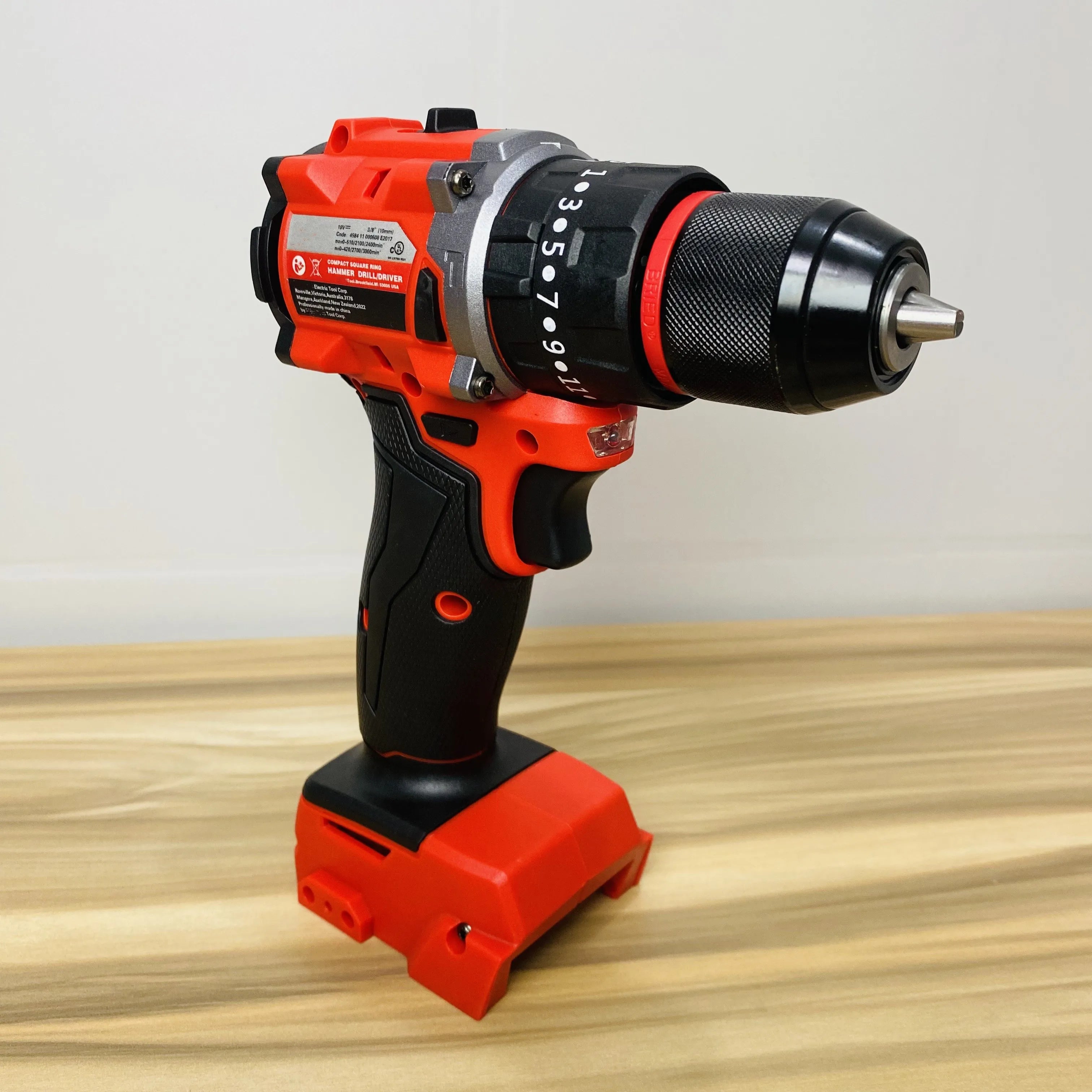 Brushless Cordless 18V Impact Drill Driver Compatible with Milwaukee Batteries, 3-Mode Hammer Drill & Screwdriver