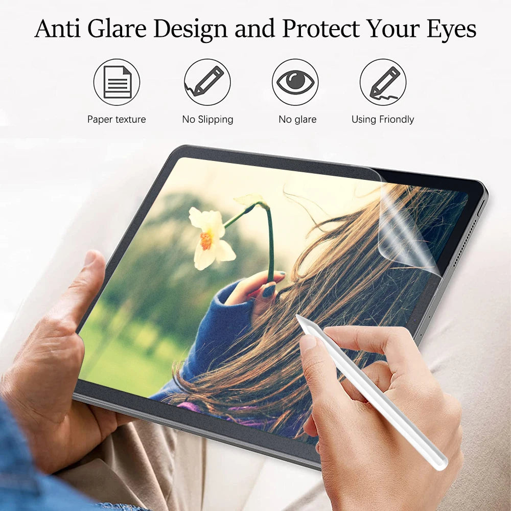 3-Pack Paper-Feel Matte Screen Protector for 11-Inch (27.9 cm) Tablet — Paperlike Drawing & Writing, PET, Anti-Glare, No Glass