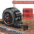 High Precision Waterproof Tape Measure — 3m/5m/7.5m (9.8ft/16.4ft/24.6ft) Thickened Anti-Corrosion Retractable Ruler for Woodworking & DIY