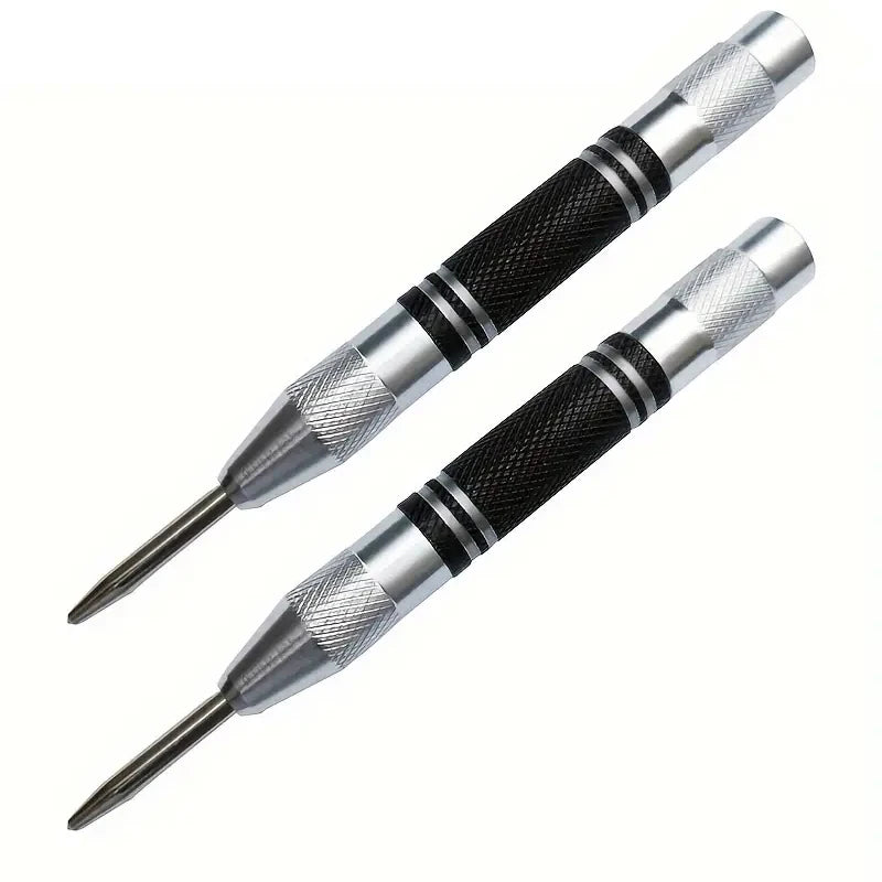Spring-Loaded Auto Center Punch 13mm (0.51 in) – Heavy-Duty Drill Locator & Hole Marker for Wood, Metal, Glass