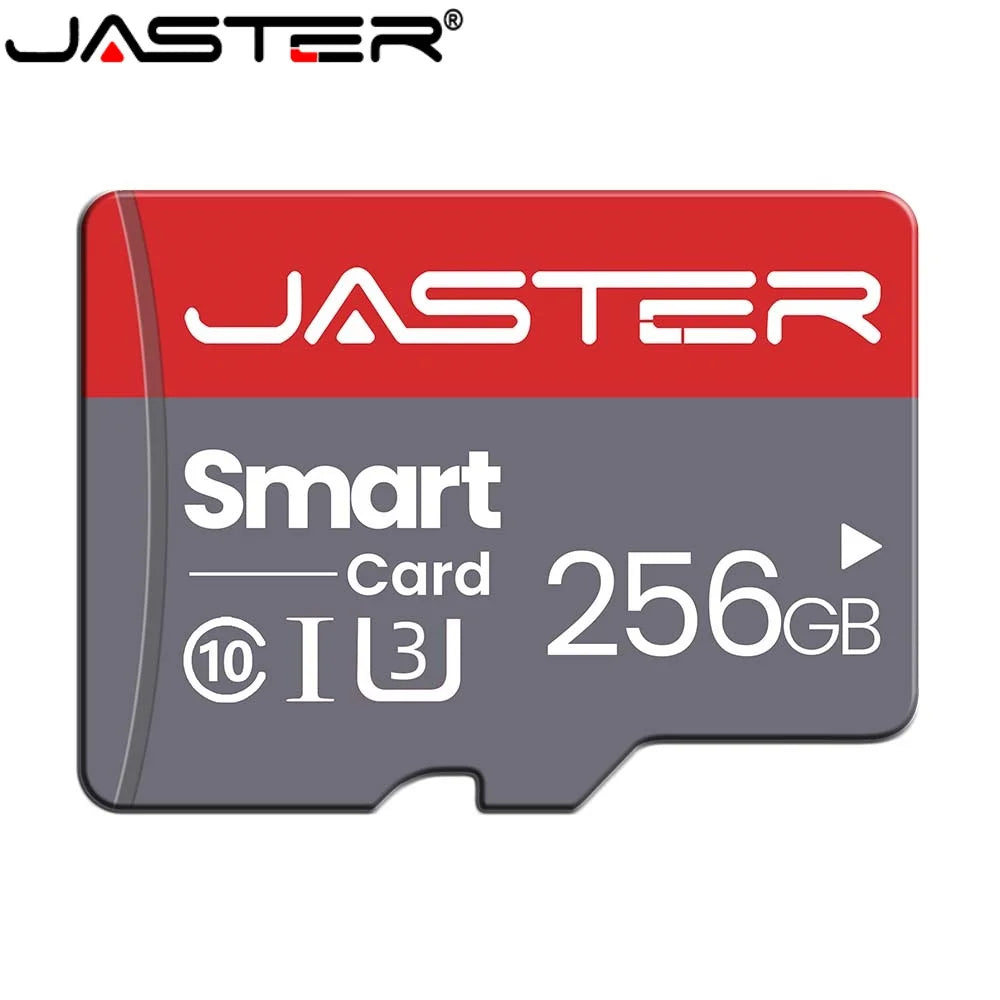 High-Speed microSD Card 4GB–256GB with SD Adapter, Class 10 U3 V10 A1 for Smartphone Camera Tablet