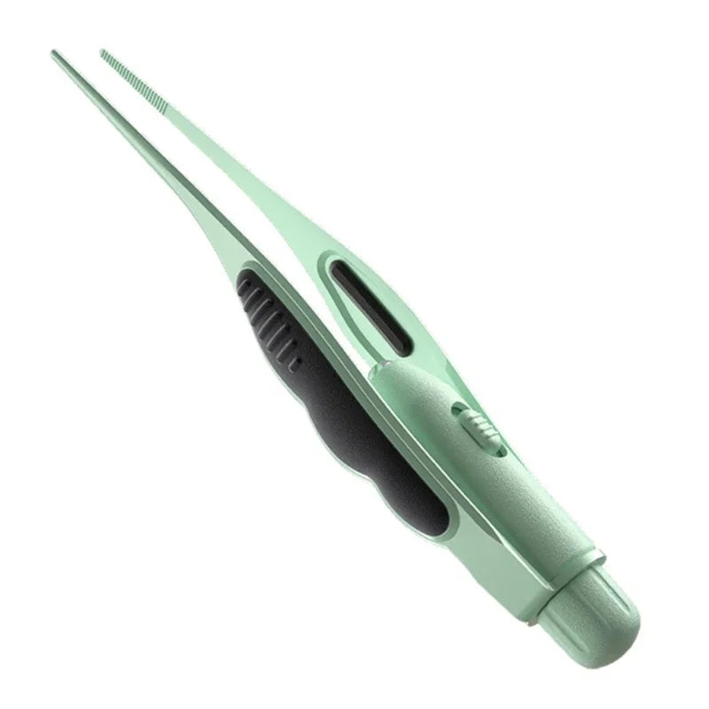 LED Earwax Tweezers – Stainless Steel Ear Cleaner Earpick with Light for Babies, Kids & Adults