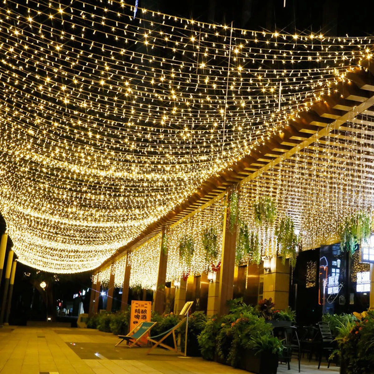 100m (328 ft) LED Fairy String Lights — 800 LEDs Warm White Garland for Home, Party & Garden Decoration