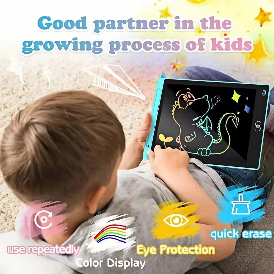 Erasable LCD Drawing Board 12-Inch (30 cm) Doodle Sketchpad Handwriting Tablet for Kids Gifts
