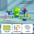 Frog Balance Math Toy for Kids, Addition & Subtraction Learning Scale, Early Education STEM Counting Game