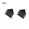 Triangular Rug Grippers 4/8-Pack – Anti-Slip Corner Carpet Pads, Washable Reusable for Tile & Hardwood