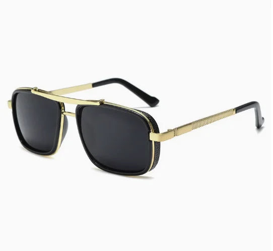 Women's Vintage Steampunk Cat-Eye Sunglasses UV400 Driving & Travel Shades - Alloy Frame, Polycarbonate Lenses