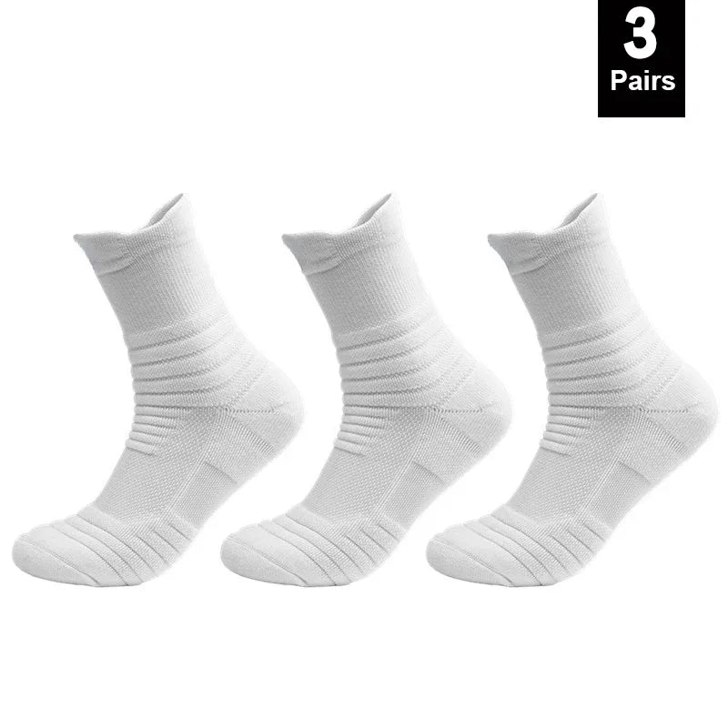 Anti-Slip Cotton Sports Socks for Men & Women – Breathable, Odor-Resistant Soccer & Basketball Low Tube Socks, Fits EU 39–45
