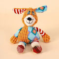 Bite-Resistant Plush Dog Chew Toy with Squeaker, Interactive Teeth-Cleaning Toy, 27 x 28 cm (10.6 x 11.0 in)