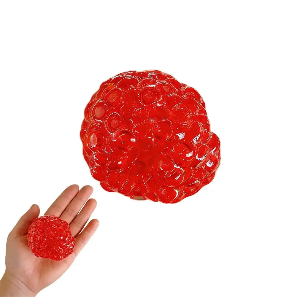 Ice Bead Squishy Stress Ball 6cm (2.36 in) - Super Soft Mochi Fidget Toy Slow Rebound for Anxiety Relief & Relaxation