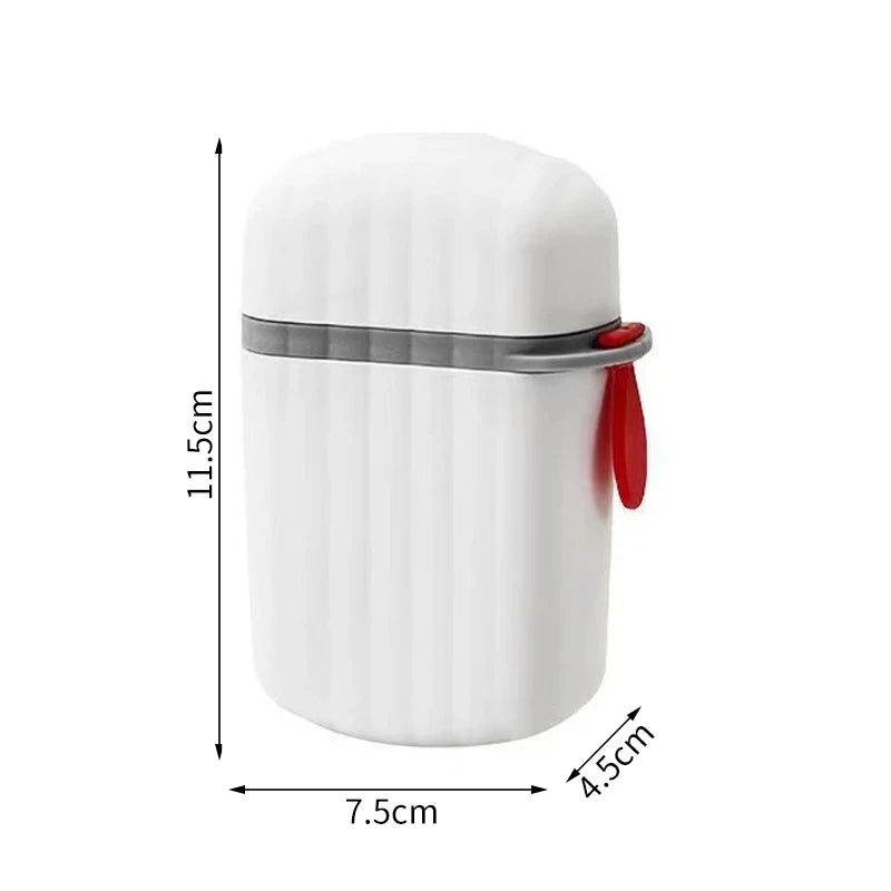 Portable Waterproof Soap Case with Drain - Sealed Travel Soap Box Organizer for Bathroom and Outdoor
