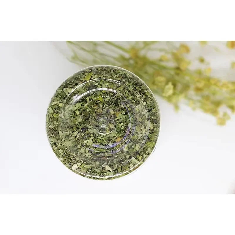 Organic Catnip Powder with Mint - 100% Natural Catnip for Cats, Interactive Cat Toy & Dental Chew