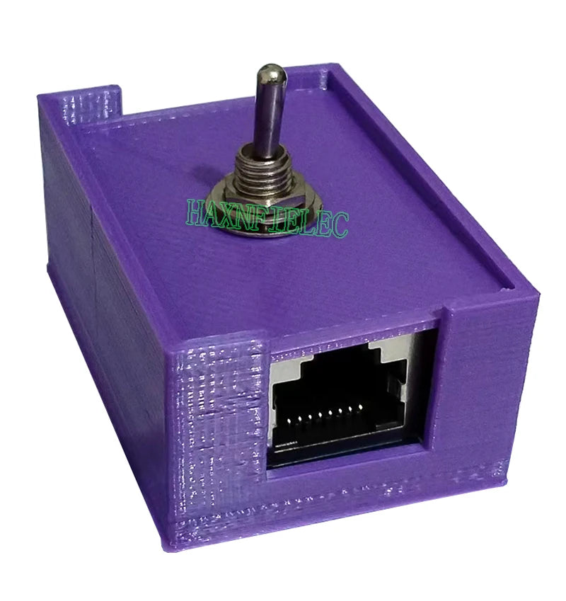 RJ45 In-Line Toggle Switch for LAN CAT5/CAT6 – Network Cable On/Off Privacy Controller