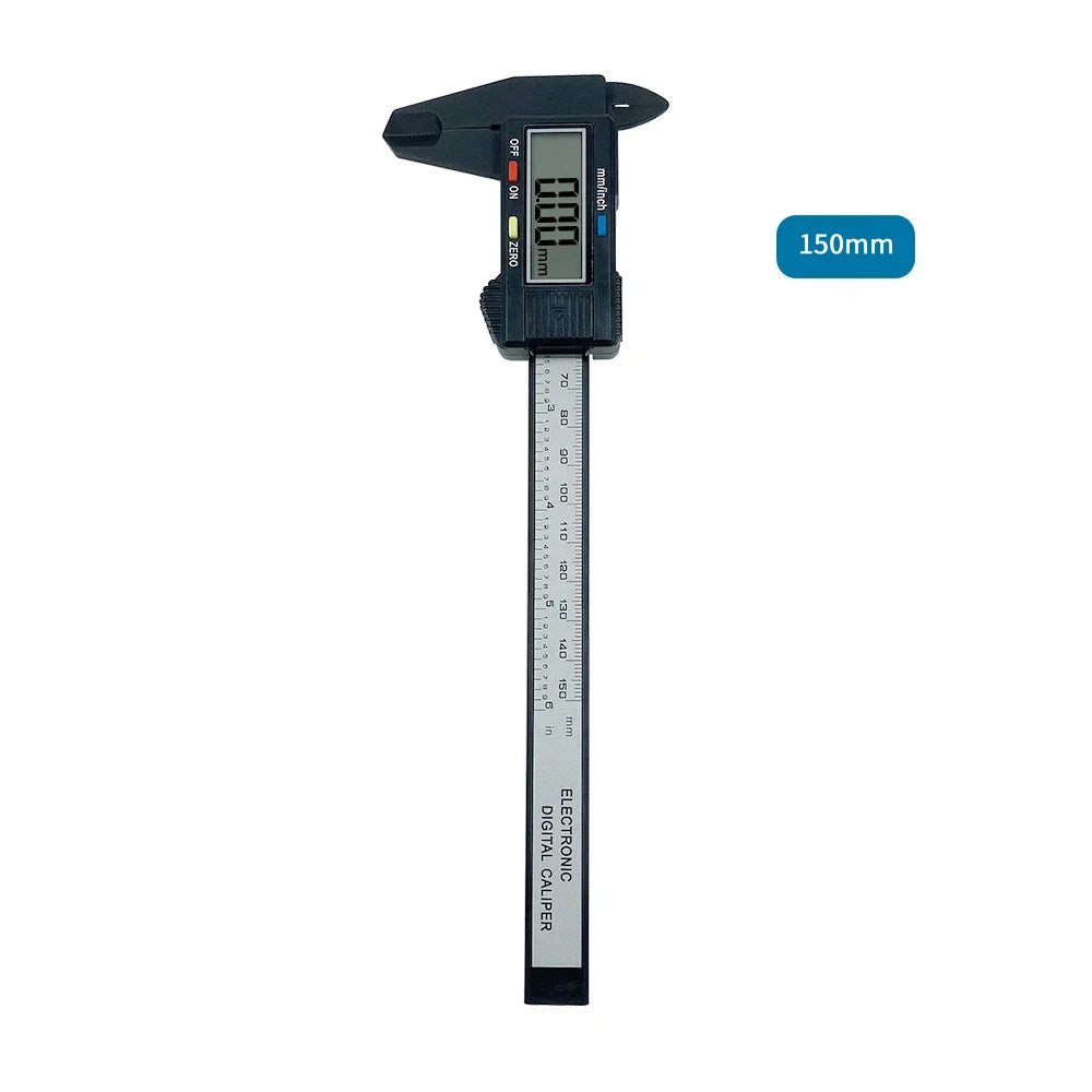 Digital Vernier Caliper – 100mm & 150mm (0–150mm / 6-in) Electronic LCD Measuring Gauge with Locking Screw