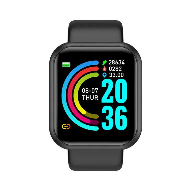 Multifunction Smartwatch 1.44-Inch (36.6 mm) Bluetooth Music Player, Heart Rate & Sleep Tracker, Fitness Activity Tracker - Unisex