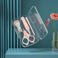 Newborn & Infant Nail Care Kit – Safe Nail Scissors, Clippers & Tweezers with Portable Case