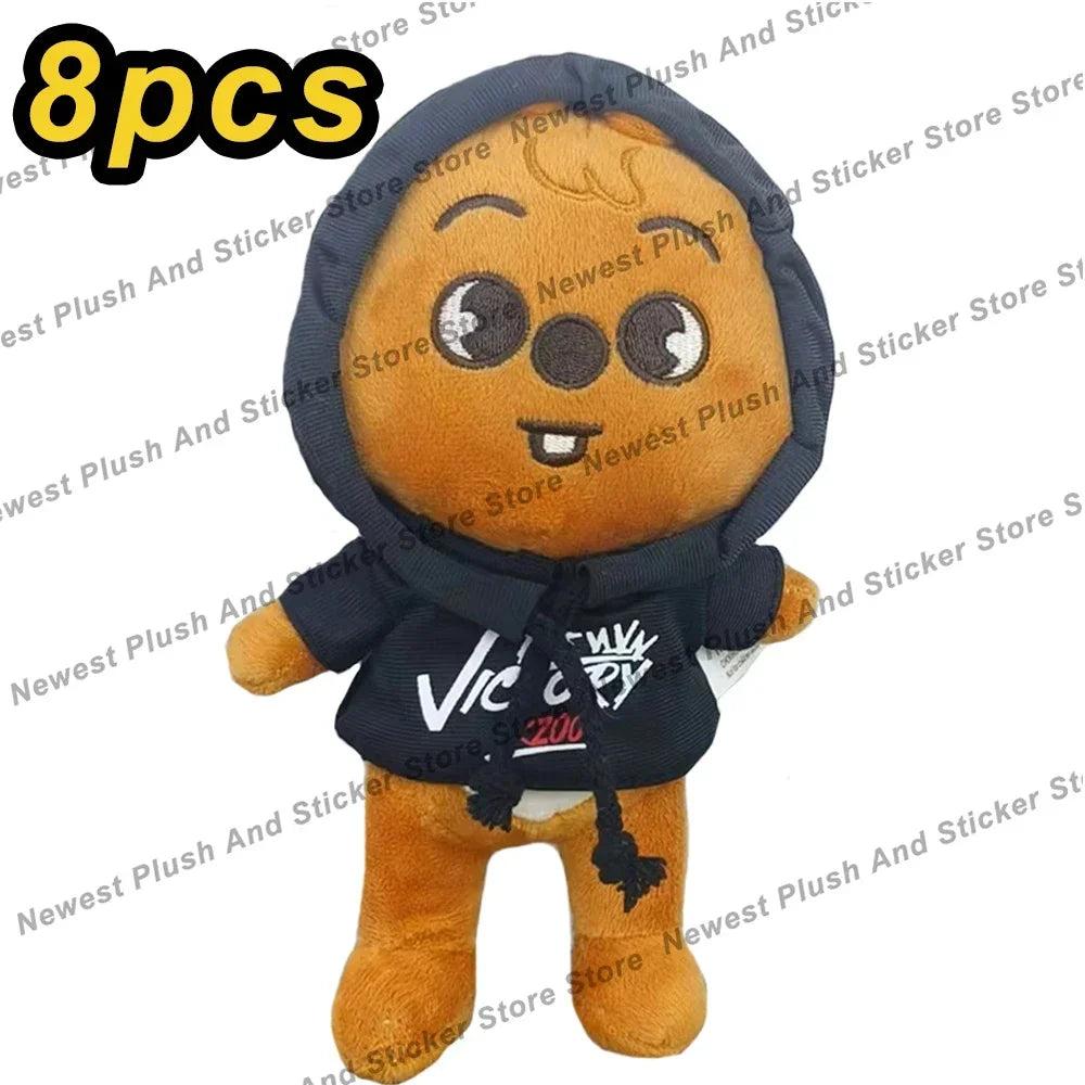 Kawaii 23 cm (9.1 in) Plush Stuffed Animal, Cute Cartoon Companion Toy & Room Decor Gift