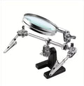 Headband Magnifier with LED Lights — 3 Interchangeable Lenses 8x/15x/23x for Watch Repair, Jewelry & Engraving