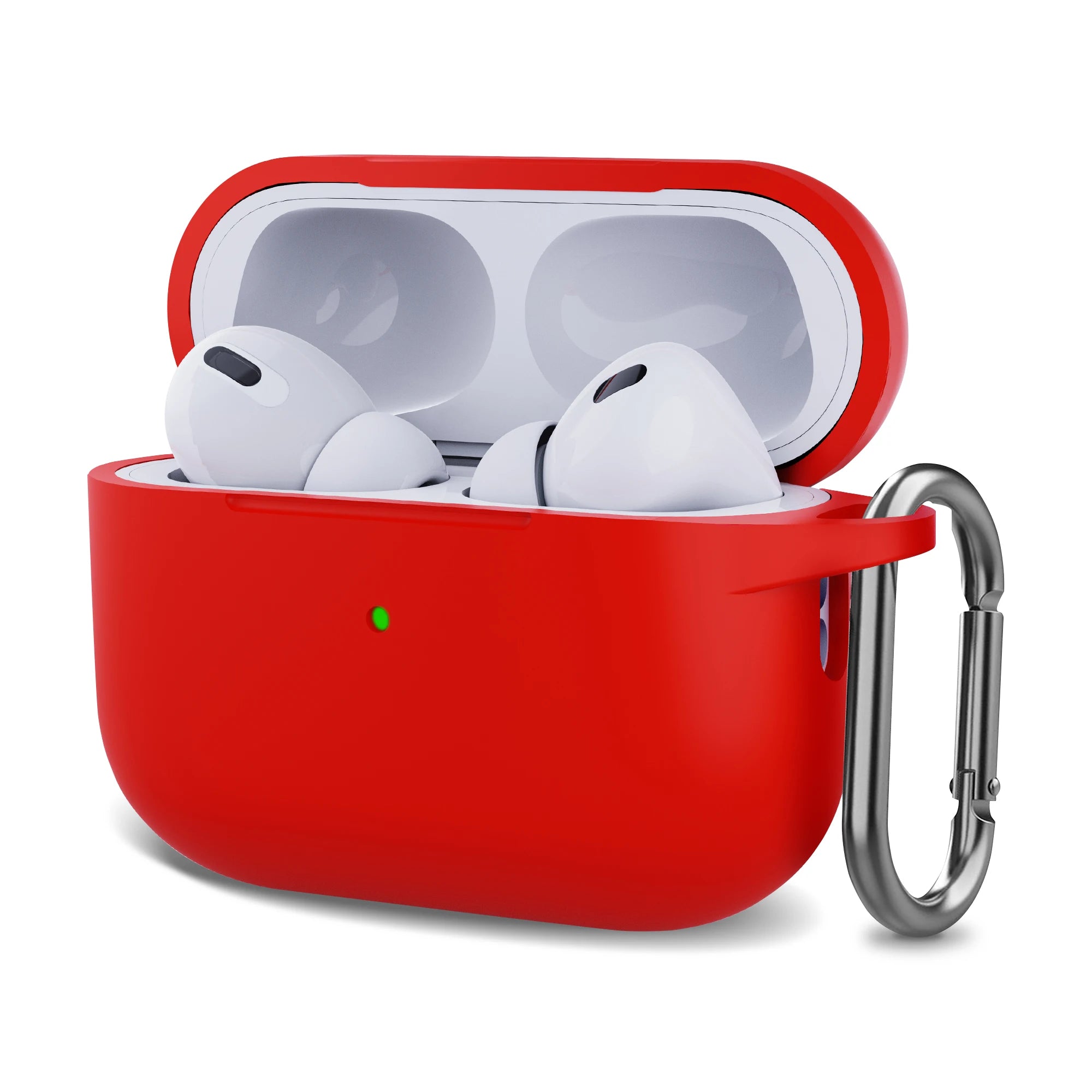Silicone Earbud Charging Case Cover — Soft TPU Shockproof Protective Case for True Wireless Earbuds (1-Pack)