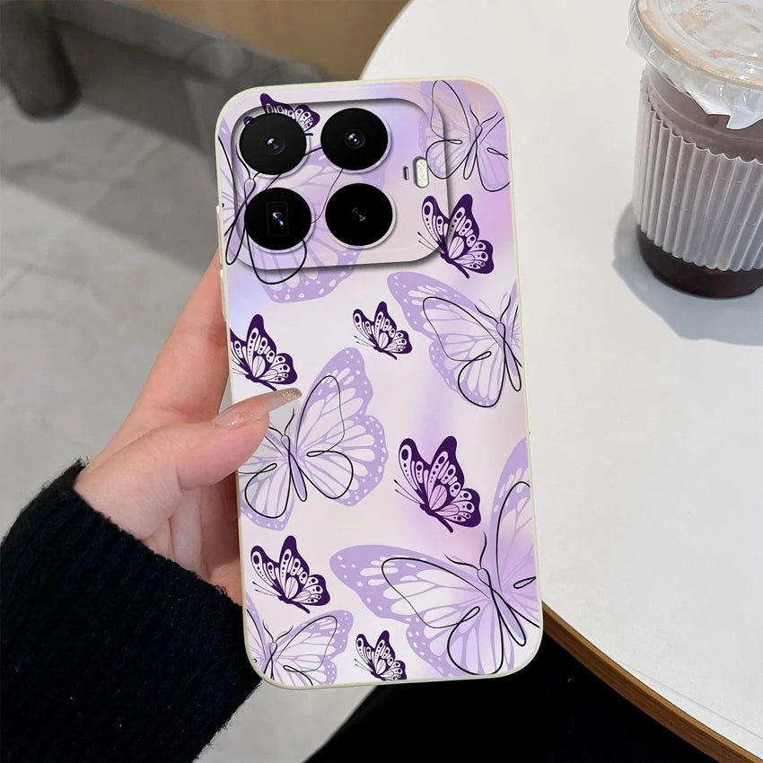 Liquid Silicone Phone Case for Xiaomi 17T / 17T Pro — Vibrant Fruit Print Soft Shell, Anti-Fingerprint Shockproof Bumper