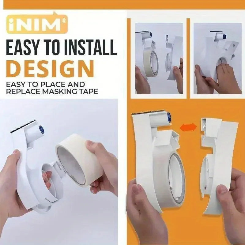 1-Pack Universal Tape Dispenser for 47.8–50.8 mm (1.88–2.00 in) x 54.86 m (180 ft) Standard Tape — Painter & Packaging Tape Holder