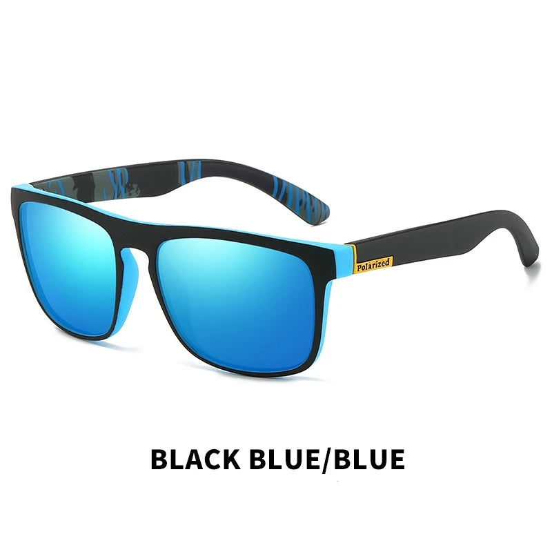 Vintage Square Polarized Sunglasses - Driving & Fishing UV400 Mirror Lenses