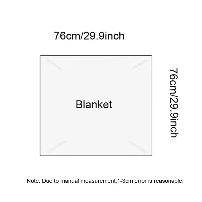 4-Pack 100% Cotton Receiving Baby Blankets 30 x 30 in (76 x 76 cm) Supersoft Newborn Swaddle