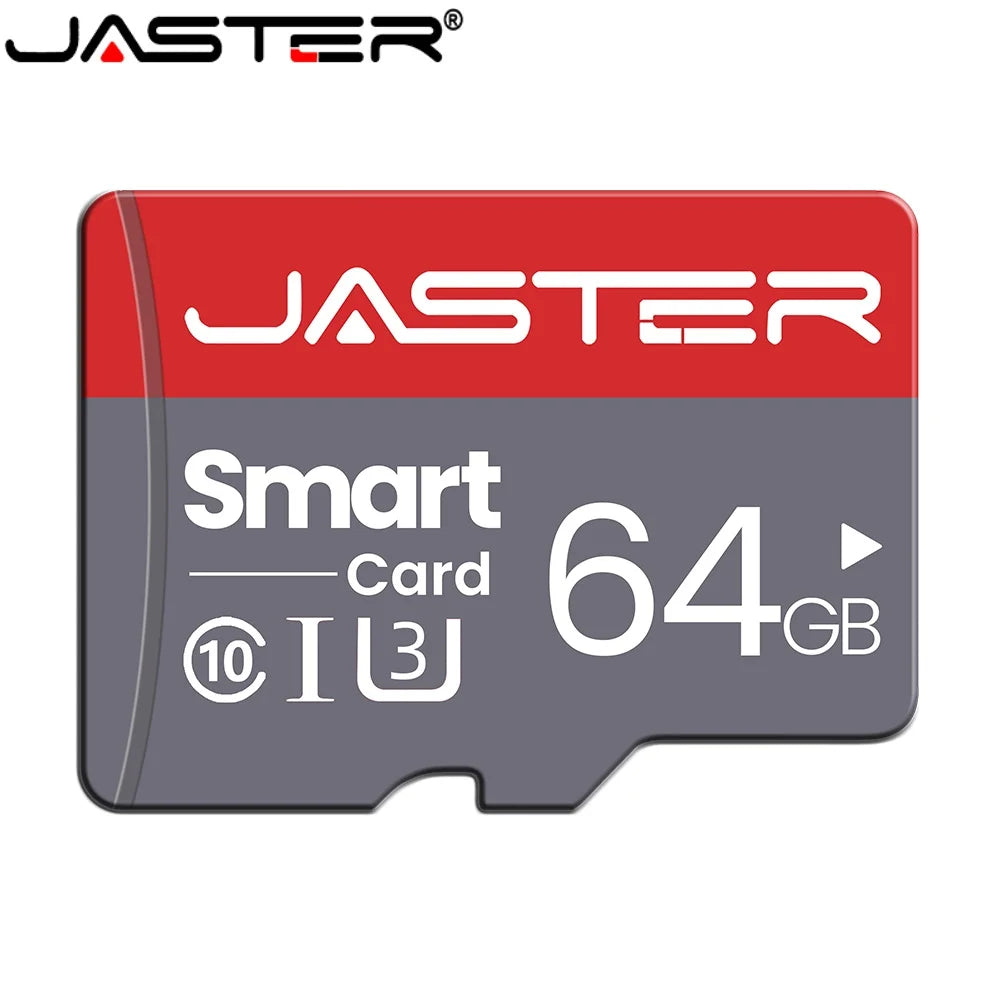 High-Speed microSD Card 4GB–256GB with SD Adapter, Class 10 U3 V10 A1 for Smartphone Camera Tablet