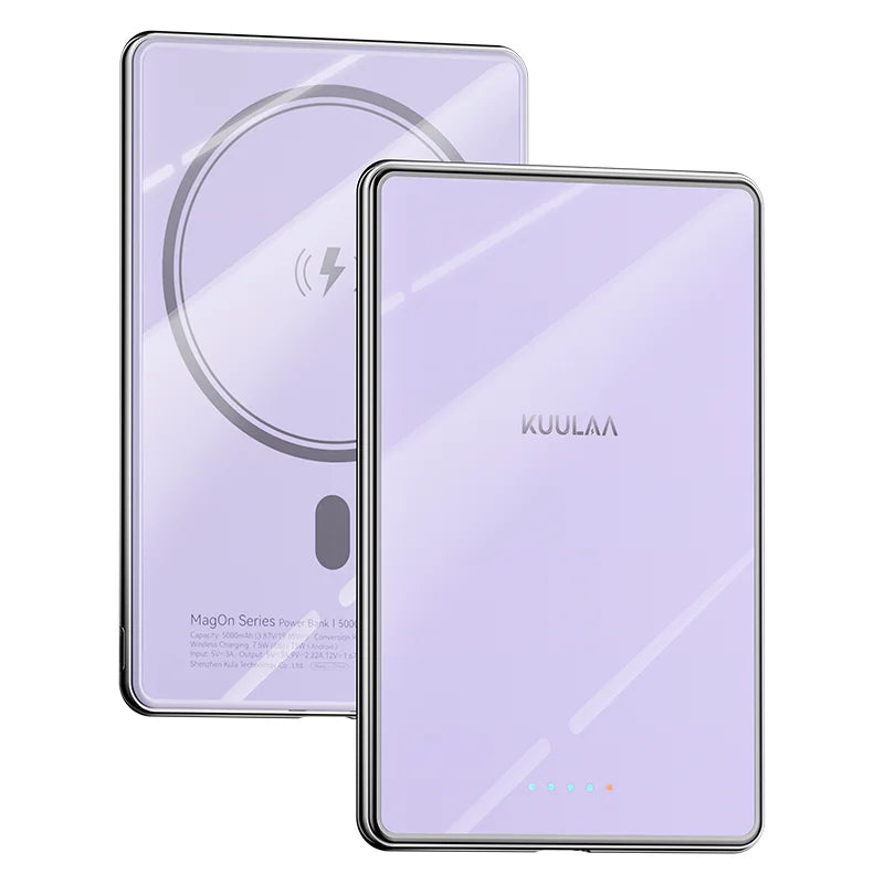 Magnetic 5000mAh Slim Wireless Power Bank 20W Fast Charger MagSafe-Compatible Portable Charger for iPhone