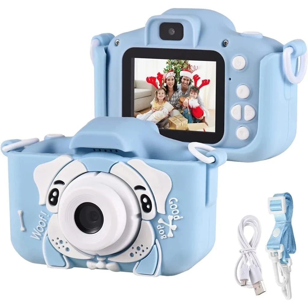 Kids Digital Camera 1080P – Rechargeable Educational Toy Camera with Optical Zoom for Boys & Girls