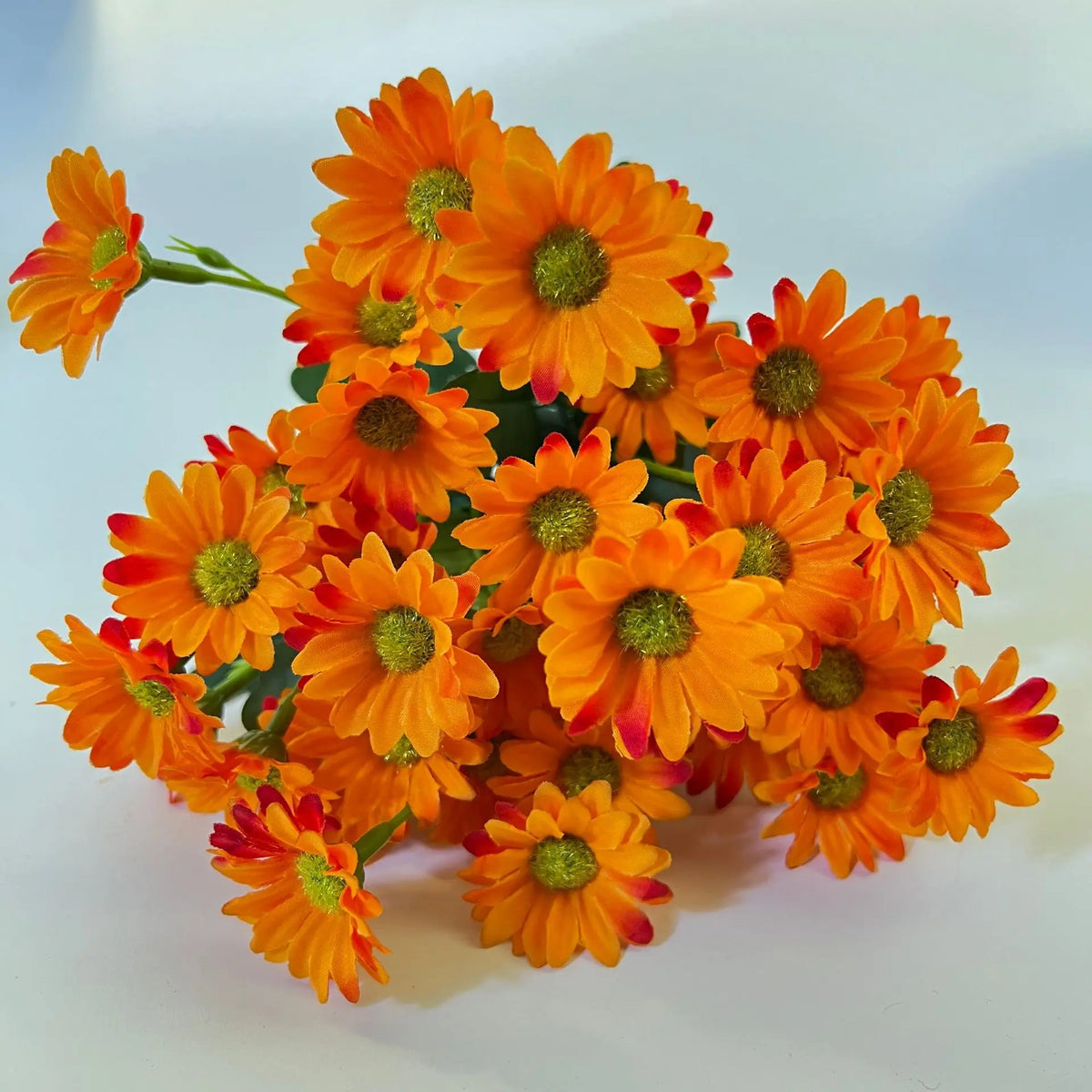 21-Head Sunflower & Daisy Bouquet - Chamomile Artificial Flowers for Wedding, Home & DIY Decor