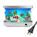Ocean Aquarium Motion Lamp - Virtual Moving Tropical Fish Night Light