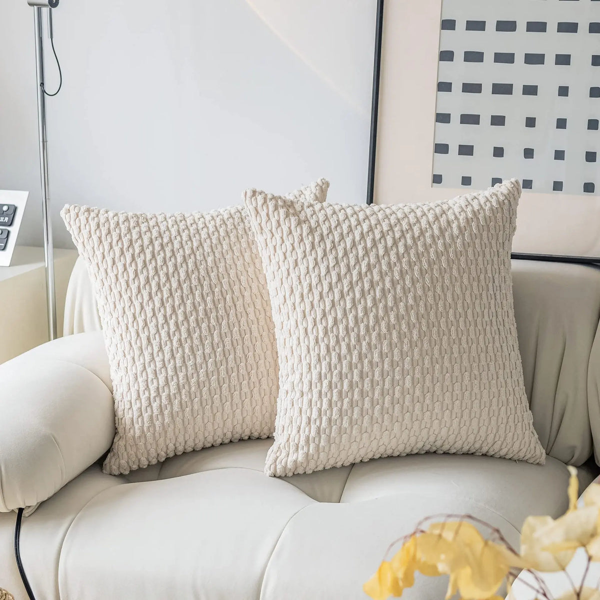 Decorative Cushion Cover 45x45 cm (18x18 in) Sofa Throw Pillow Cover for Living Room Home Decor