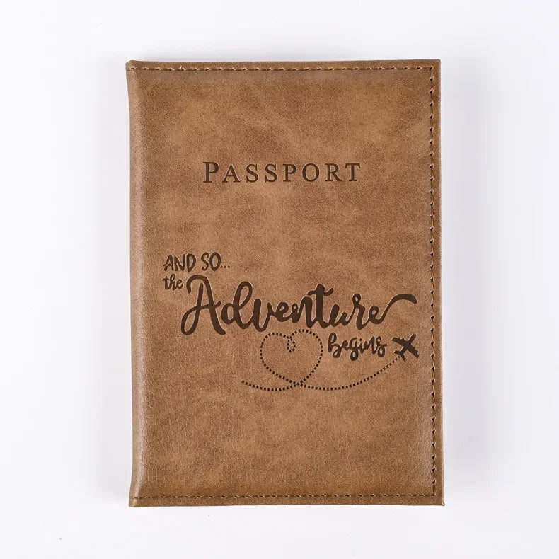 PU Leather Passport Holder Wallet – Travel Passport Cover & Card Case for Women and Men