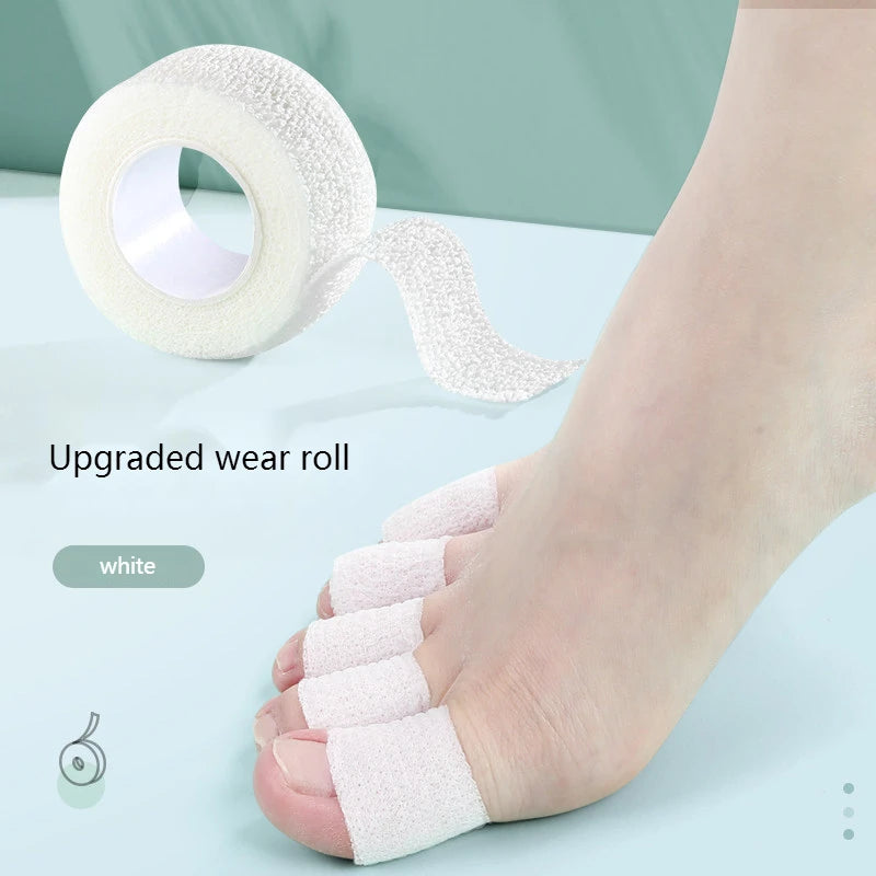 Heel Protector Tape for High Heels – Toe & Heel Shoe Cushions, Waterproof Anti-Wear Stickers (1/3/5 Roll Packs)