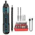 Cordless Electric Screwdriver 3.6V Rechargeable 1300mAh Mini Drill with 6.35mm (1/4") Chuck & Dual LED