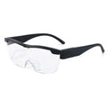 Hands-Free LED Lighted Magnifying Eyeglasses 2.5X — 2 LED Reading & Hobby Magnifier (Lens 5.7 in / 144 mm)