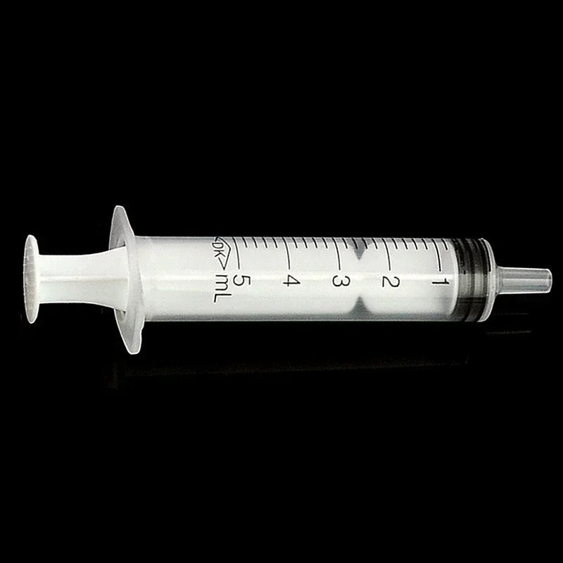 10-Pack Disposable 5ml (0.17 fl oz) Plastic Syringes No Needle – Lab, Hydroponic Nutrient Measuring & Small Pet Feeding