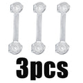 Child Safety Cabinet Locks (3–10 Pack) Transparent Soft Strap Anti-Opening Anti-Pinch