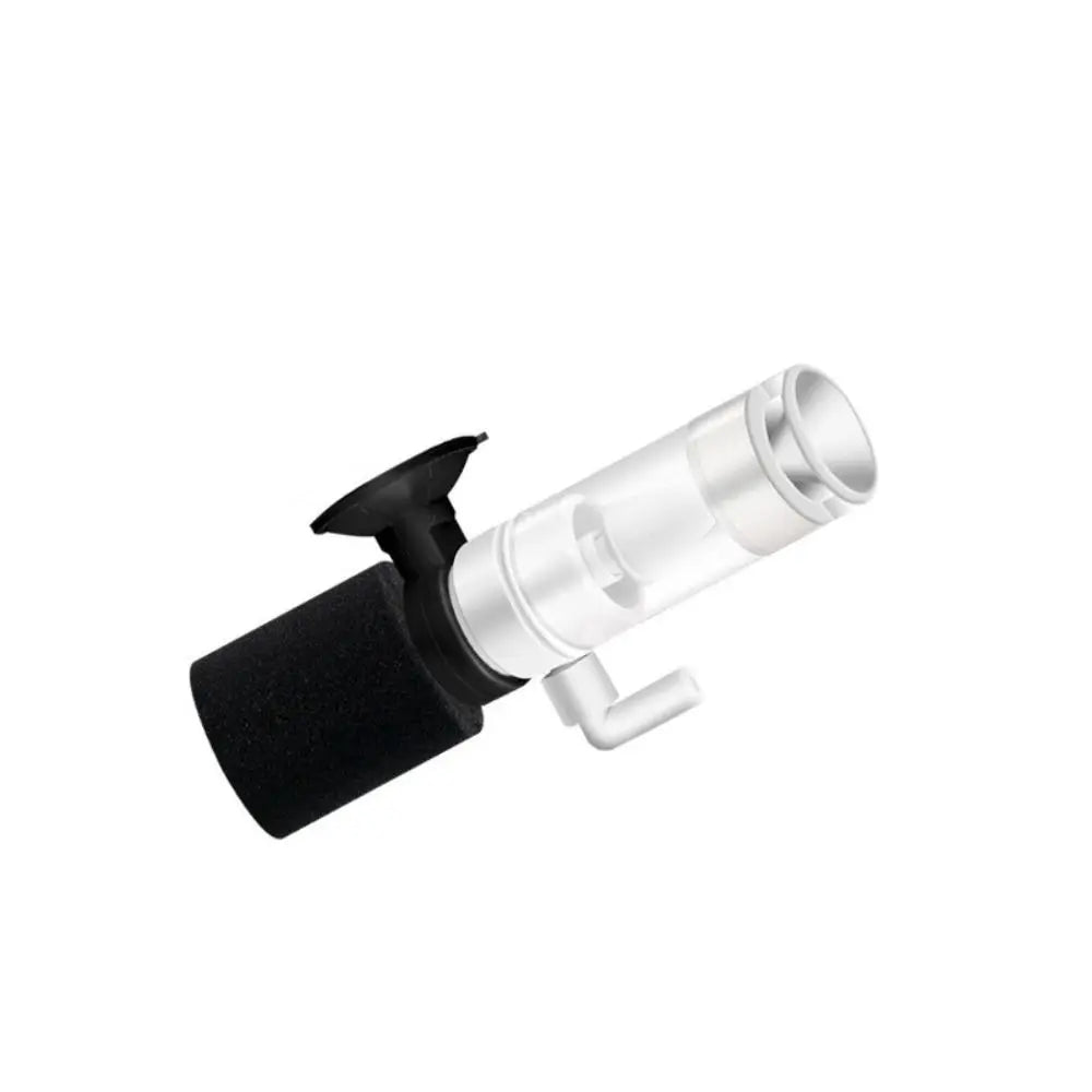 Small Aquarium Sponge Filter 2 x 3 x 10 cm (0.79 x 1.18 x 3.94 in), Multi-Layer Biochemical Media, Ultra-Quiet Fish Tank Filter with Suction Cup