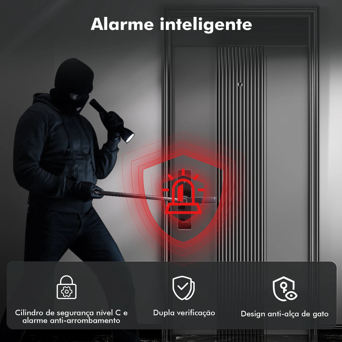 Wi-Fi Smart Electronic Door Lock — Fingerprint, App, Bluetooth, Card & Key Access