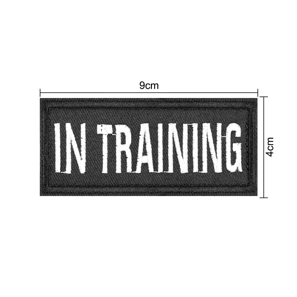 1-Pack Removable Embroidered Service Dog Patch – Tactical ID Patch for Harness, Vest & Leash (Fits Dogs & Cats)