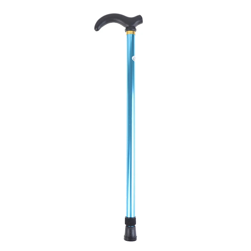 Adjustable Telescopic Aluminum Walking Cane T-Handle 75–90 cm (29.5–35.4 in) Anti-Skid Rubber Tip