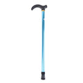 Adjustable Telescopic Aluminum Walking Cane T-Handle 75–90 cm (29.5–35.4 in) Anti-Skid Rubber Tip